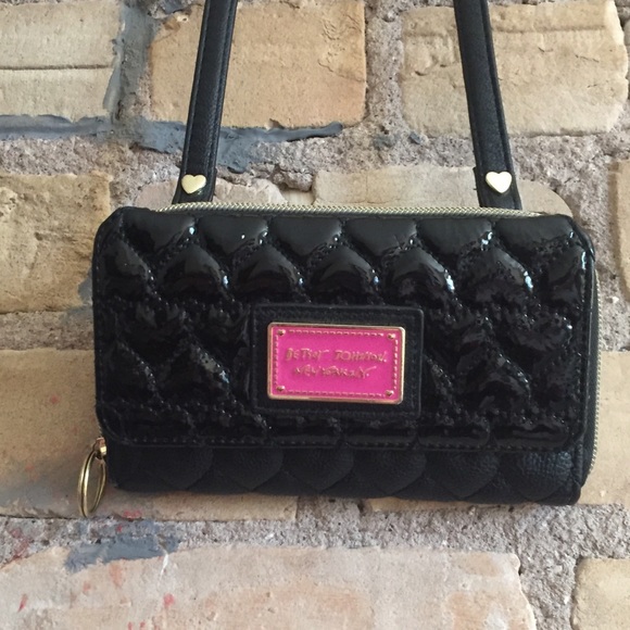 Betsy Johnson black mini crossbody - Picture 7 of 7